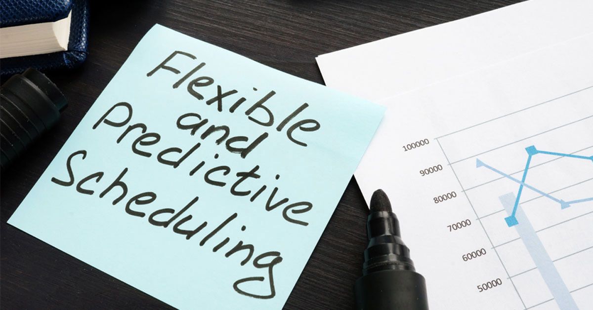 flexible and predictive scheduling