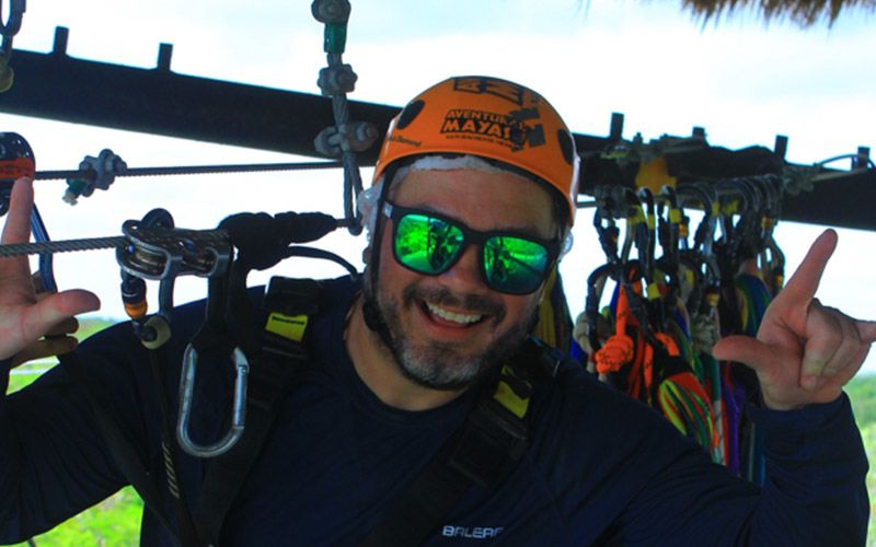 CXone on One with Andy Traba - Andy Traba Zip Lining